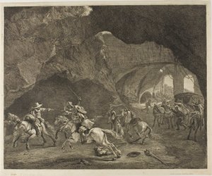 Il colpo di pistola da Cornelis Visscher