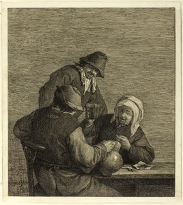 I bevitori da Cornelis Visscher