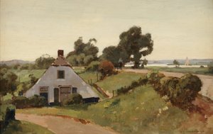 Bij den Dijk; fattoria vicino al fiume IJssel, 1935 da Cornelis Vreedenburgh