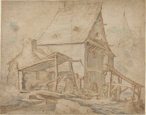 Un vecchio mulino ad acqua
