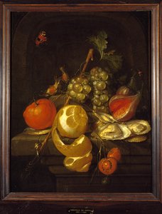 Natura Morta con Frutta e Ostriche, metà degli anni 1650