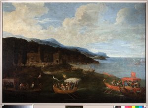 Barche di famiglie patrizie a ovest di Genova da Cornelis de Wael