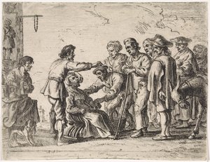 Il ciarlatano da Cornelis de Wael