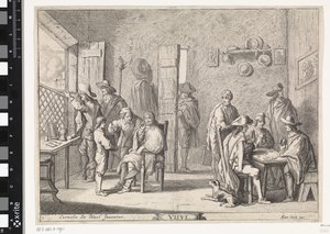 Vista (Visvs) (Vijf zintuigen) da Cornelis de Wael