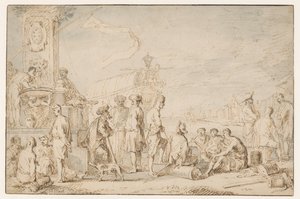 Porto orientale da Cornelis de Wael