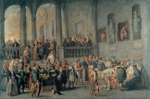 Visitare i malati da Cornelis de Wael