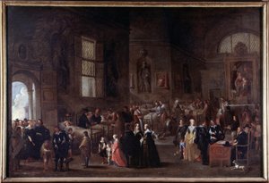 Opere di misericordia: visitare i malati da Cornelis de Wael