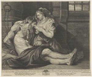 Cimone e Pero (Caritas Romana) da Cornelis van Caukercken