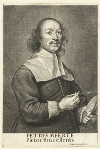 Ritratto del pittore Petrus Meerte da Cornelis van Caukercken
