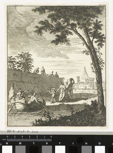 Paesaggio con barca da Cornelis van Jagen