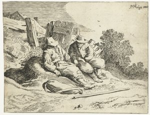 Contadini lungo la strada