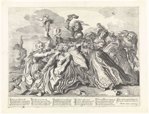 La lotta per i pantaloni da Cornelis van Kittensteyn