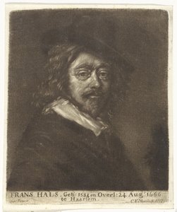 Ritratto di Frans Hals con un cappello da Cornelis van Noorde (attributed to workshop of)