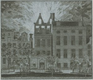 Incendio del Teatro di Amsterdam, 1772 da Cornelis van Noorde