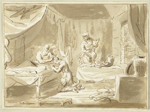 Giacobbe riceve la benedizione di Isacco da Cornelis van Noorde