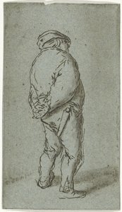 Uomo in piedi da Cornelis van Noorde
