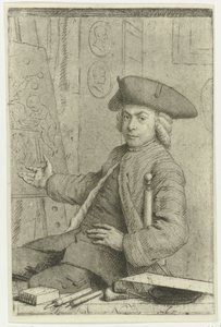 Autoritratto di Cornelis van Noorde da Cornelis van Noorde