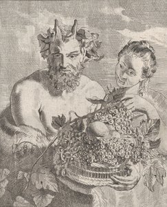Satiro e Baccante da Cornelis van Poelenburgh