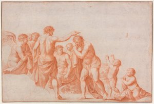 Il Battesimo di Cristo da Cornelis van Poelenburgh