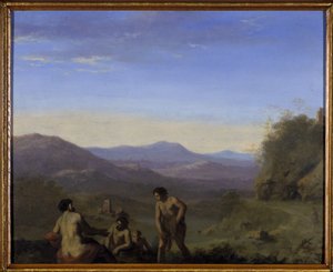 Paesaggio arcadico da Cornelis van Poelenburgh or Poelenburch