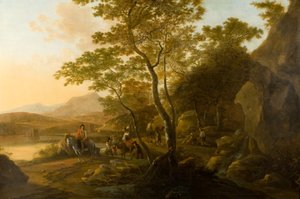 Paesaggio con Figure da Cornelis van Swanenburgh