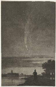 La cometa di Donati, 1858 da Cornelis van der Griendt