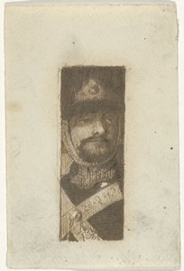 Ritratto di un soldato da Cornelis van der Griendt