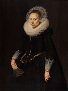 Ritratto di Maria Overrijn van Schoterbosch (1599/1600-1638) da Cornelis van der Voort