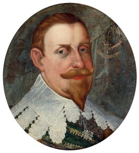 Gustavo II Adolfo (1594-1632), detto Il Grande o Il Leone del Nord, re di Svezia da Cornelius Arendtz