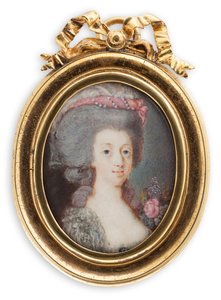 Ritratto di Sofia Maddalena di Danimarca 1746-1813, Regina di Svezia da Cornelius Høyer