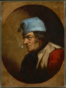 Abitante con Tuque Blu e Pipa, c.1855 da Cornelius Krieghoff