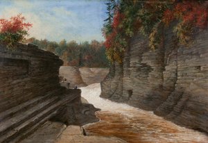 Gola del fiume, autunno da Cornelius Krieghoff