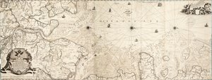 Carta del Mare del Nord da Cornelius Martin Wohlers