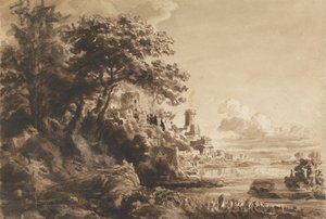 Paesaggio con Castello da Cornelius Varley