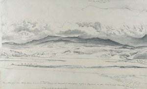 Panorama montano in Galles, Cader Idris da Cornelius Varley
