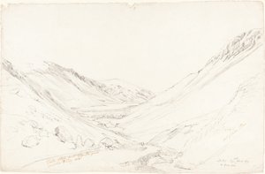 Tally Llyn da Llyn Trigrain da Cornelius Varley