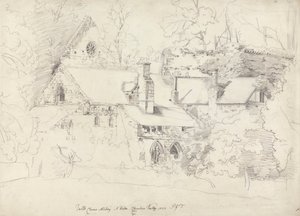 Abbazia di Valle Crucis, Denbighshire da Cornelius Varley
