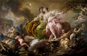 Allegoria della giustizia e della pace da Corrado Giaquinto