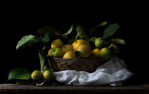 Cestino rustico per limoni da Corrado La Licata