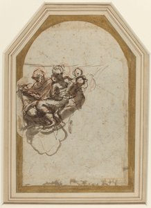 San Matteo e San Girolamo [verso] da Correggio