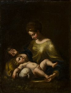 La Madonna col Bambino da Correggio