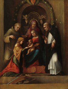 Il matrimonio mistico di Santa Caterina da Correggio