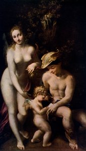 Venere con Mercurio e Cupido La Scuola dell