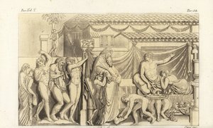 Scena dal Satyricon di Petronio