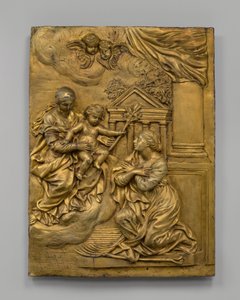 La Vergine e il Bambino appaiono a Santa Martina, c. 1650 da Cosimo Fancelli
