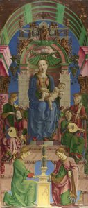 La Vergine e il Bambino in trono
