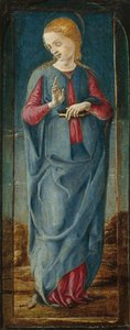 La Vergine Annunciata (dettaglio), c. 1470-1480 da Cosmè Tura