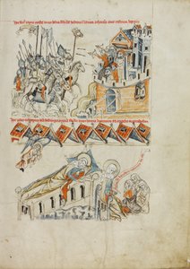 I Tartari che Portano la Testa di Heinrich davanti al Castello di Liegnitz; Santa Edvige che Vede in un Sogno l