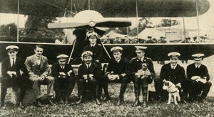 Comandante Samson del Royal Flying Corps...Prima Guerra Mondiale, c1914, c1920 da Cribb