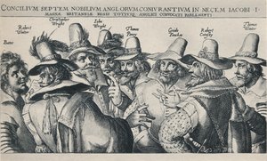I cospiratori della Congiura delle Polveri, 1605, 1904